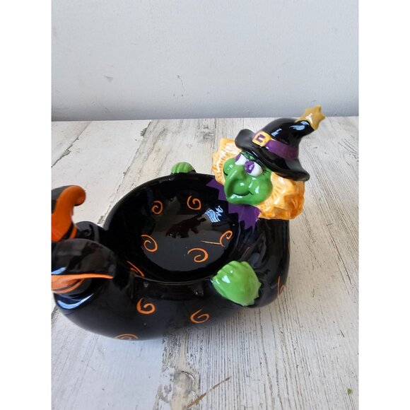 Ganz Halloween witch spreader bull tray party decor shabby chic - Picture 3 of 7